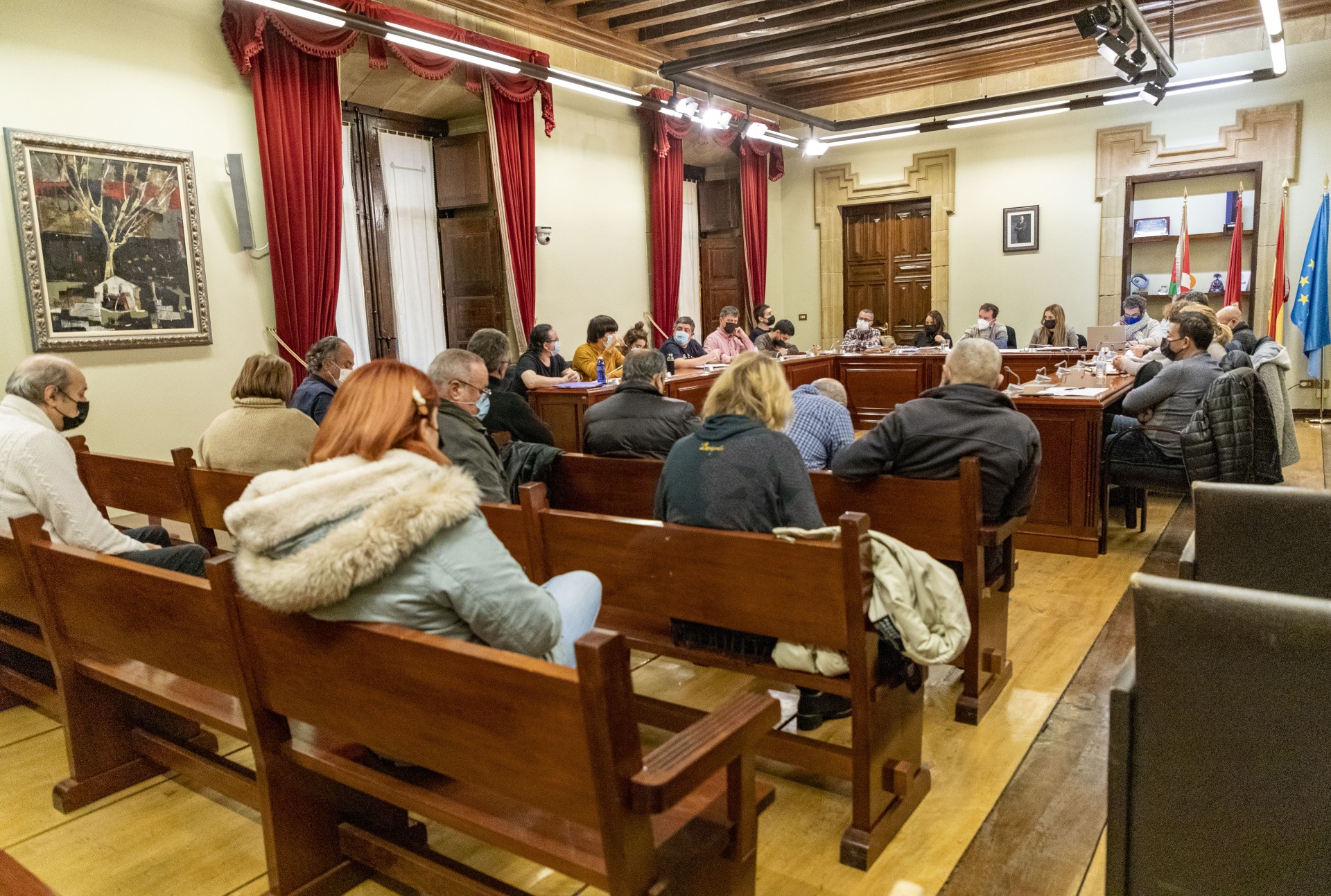 sesión de pleno en Ermua