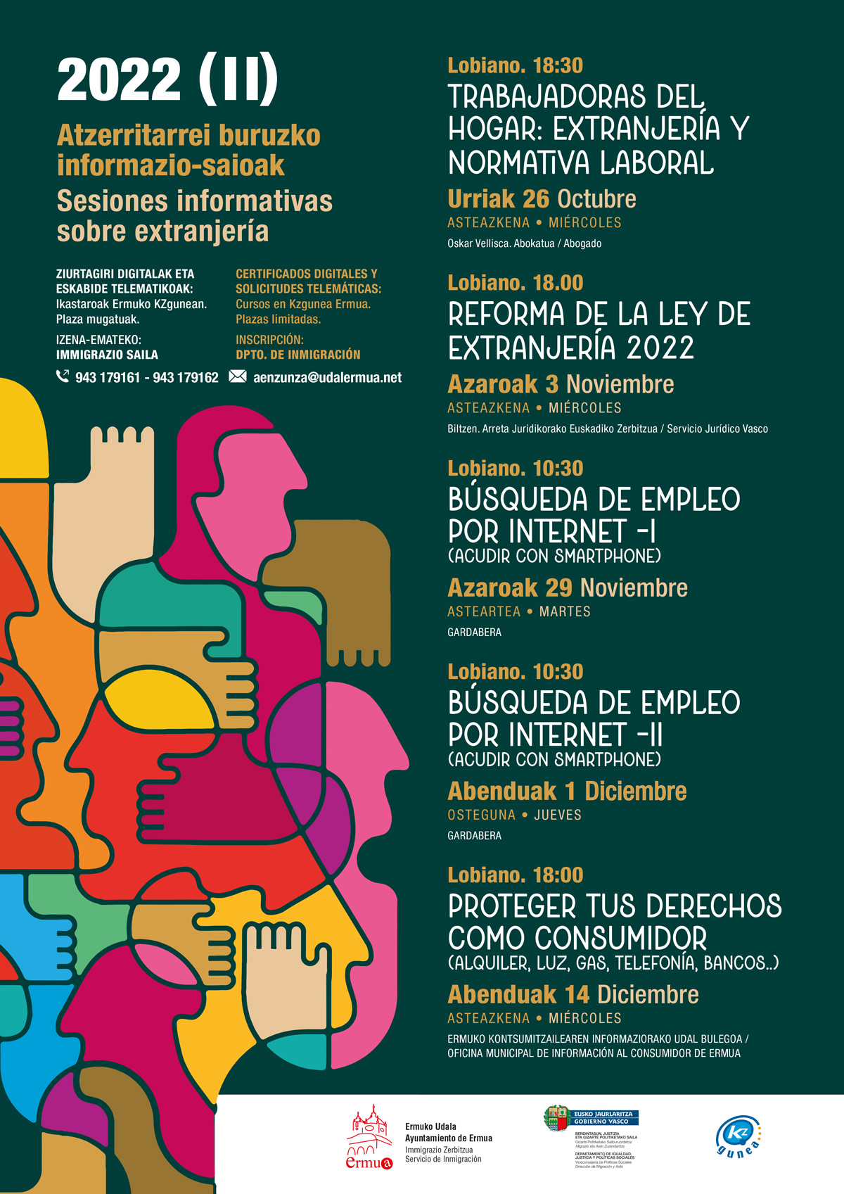 Sesiones informativas de extranjería Sesiones informativas de extranjería