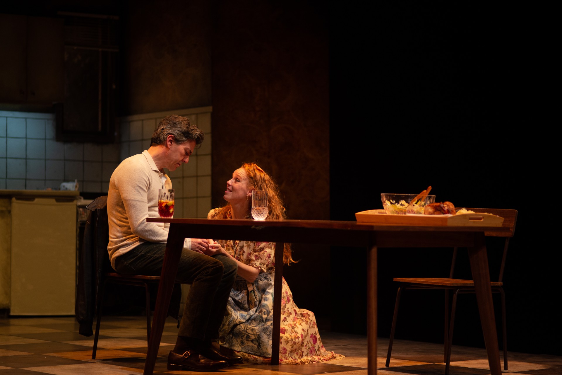 Un momento de la obra de teatro 'La Coartada'