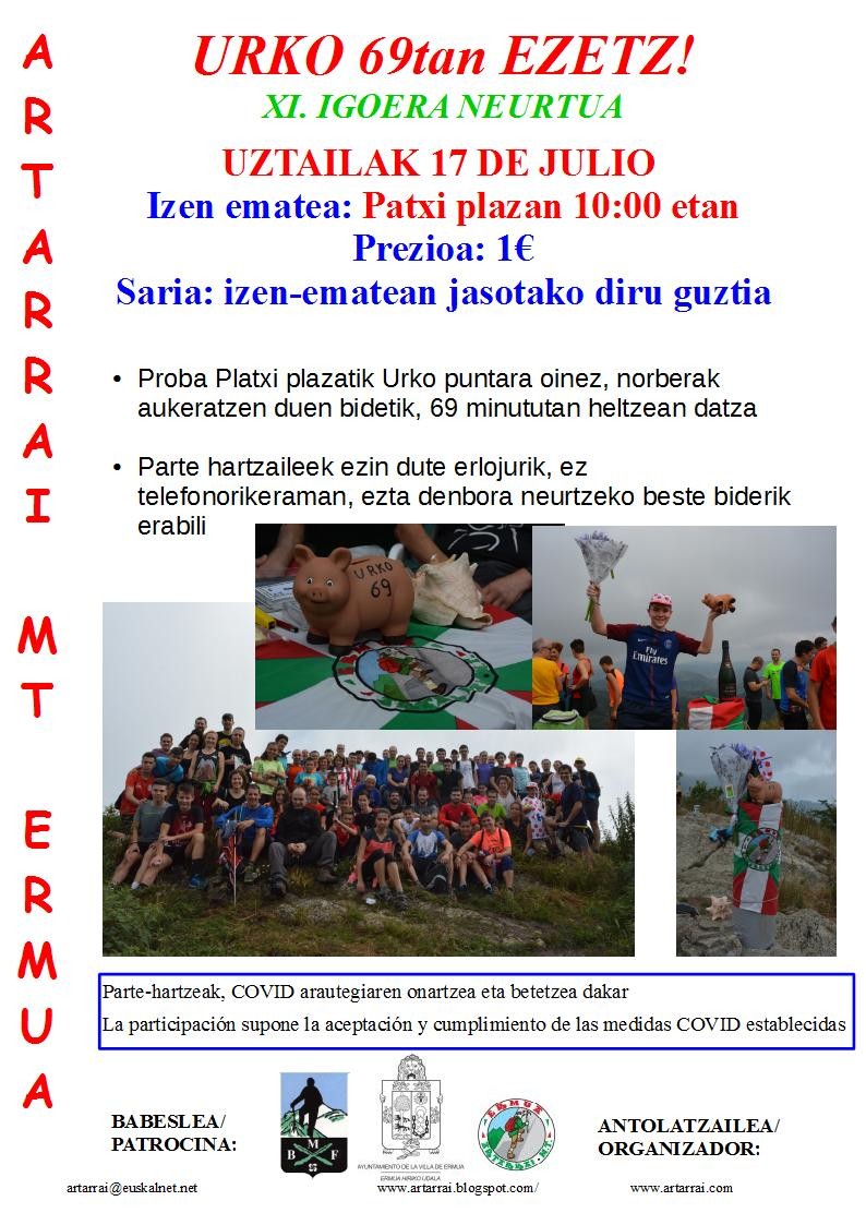 Urko 69tan ezetz!
