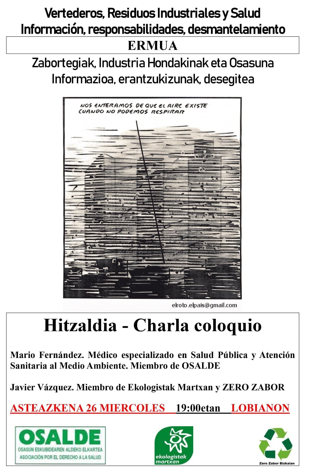 Vertederos, Residuos y Salud