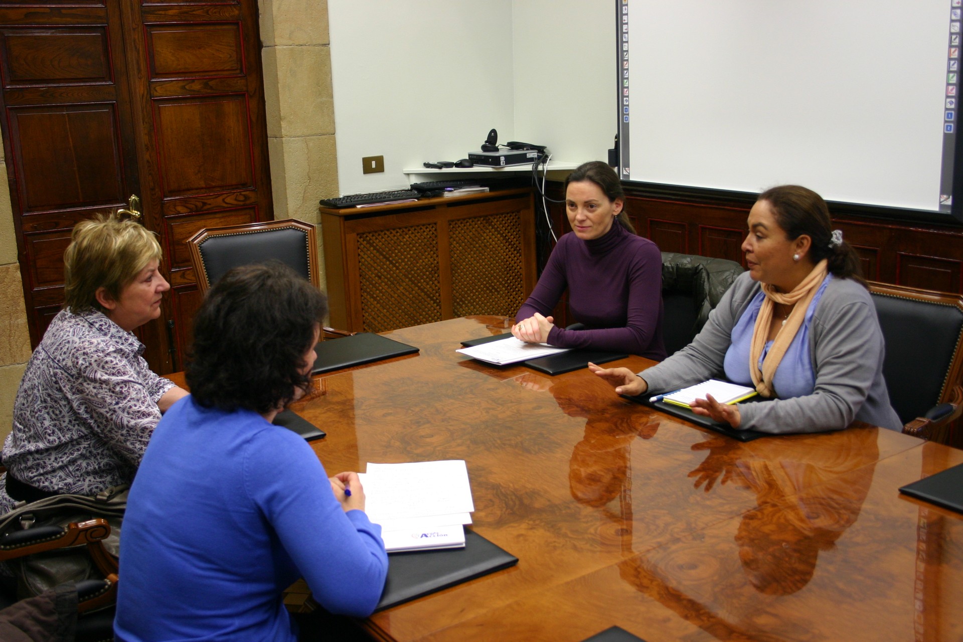 Visita de la Directora de la Asociación Ayuda en Acción 