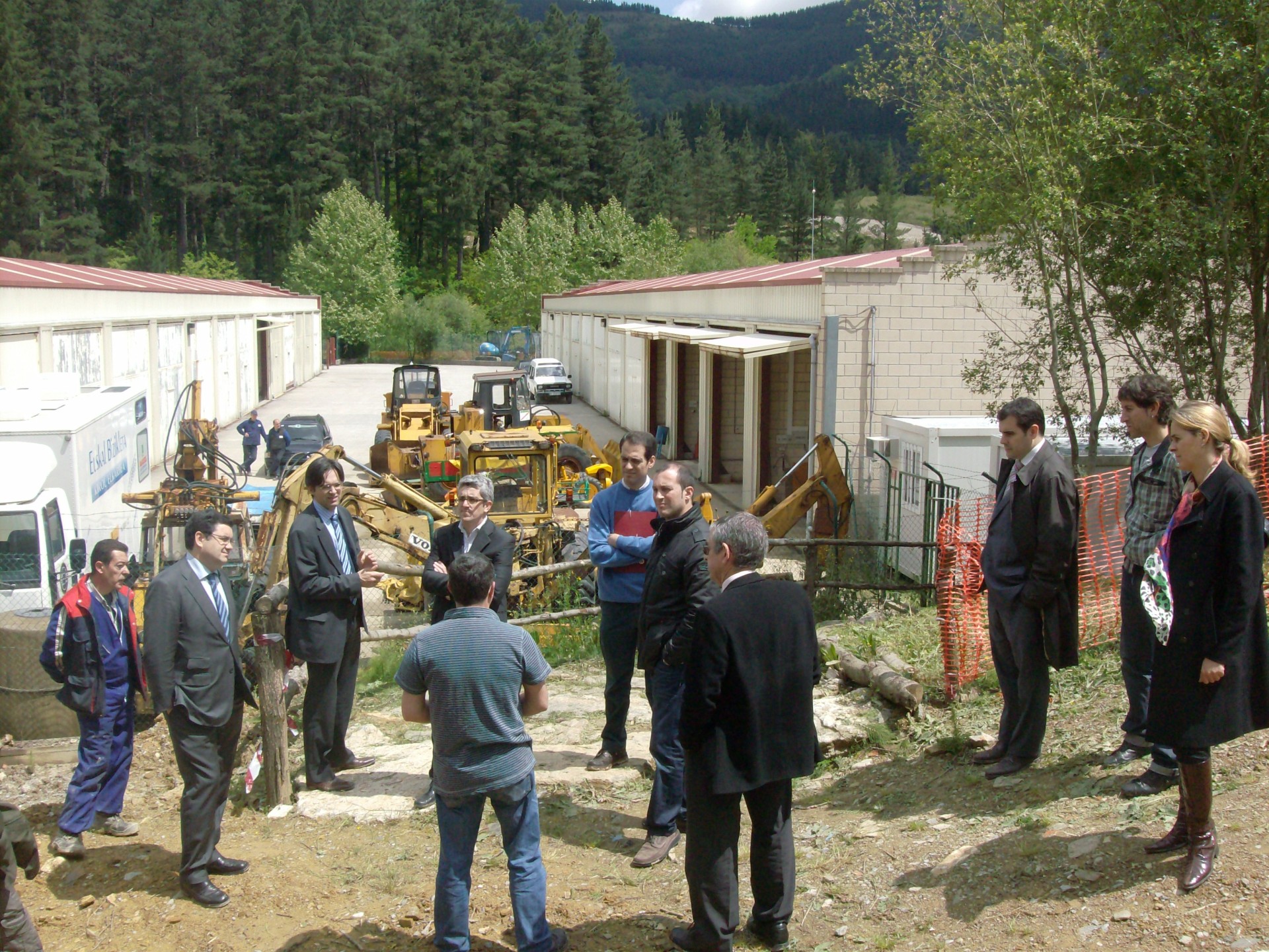 Visita del staff de la FLC a la Escuela de Maquinaria de Ermua (Bizkaia)