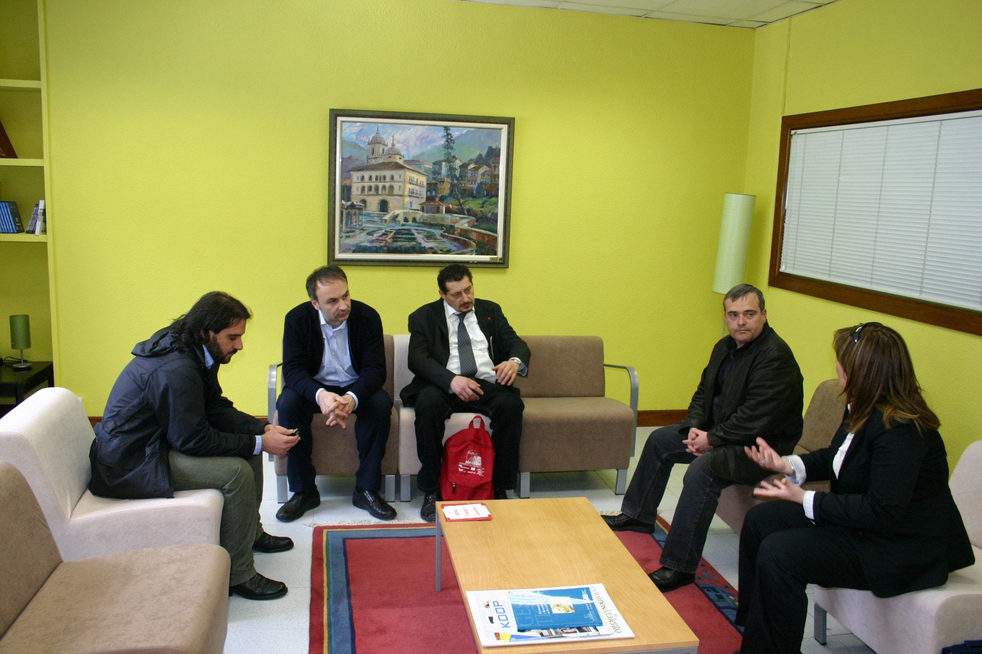 Visita Delegación Italiana a Izarra 2008