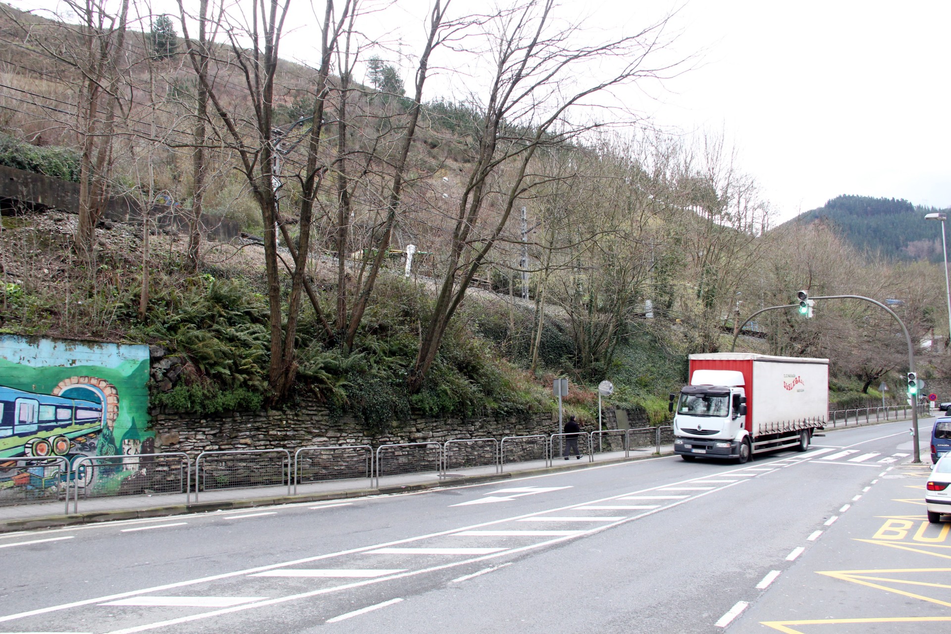 Vista de la última zona de actuación
