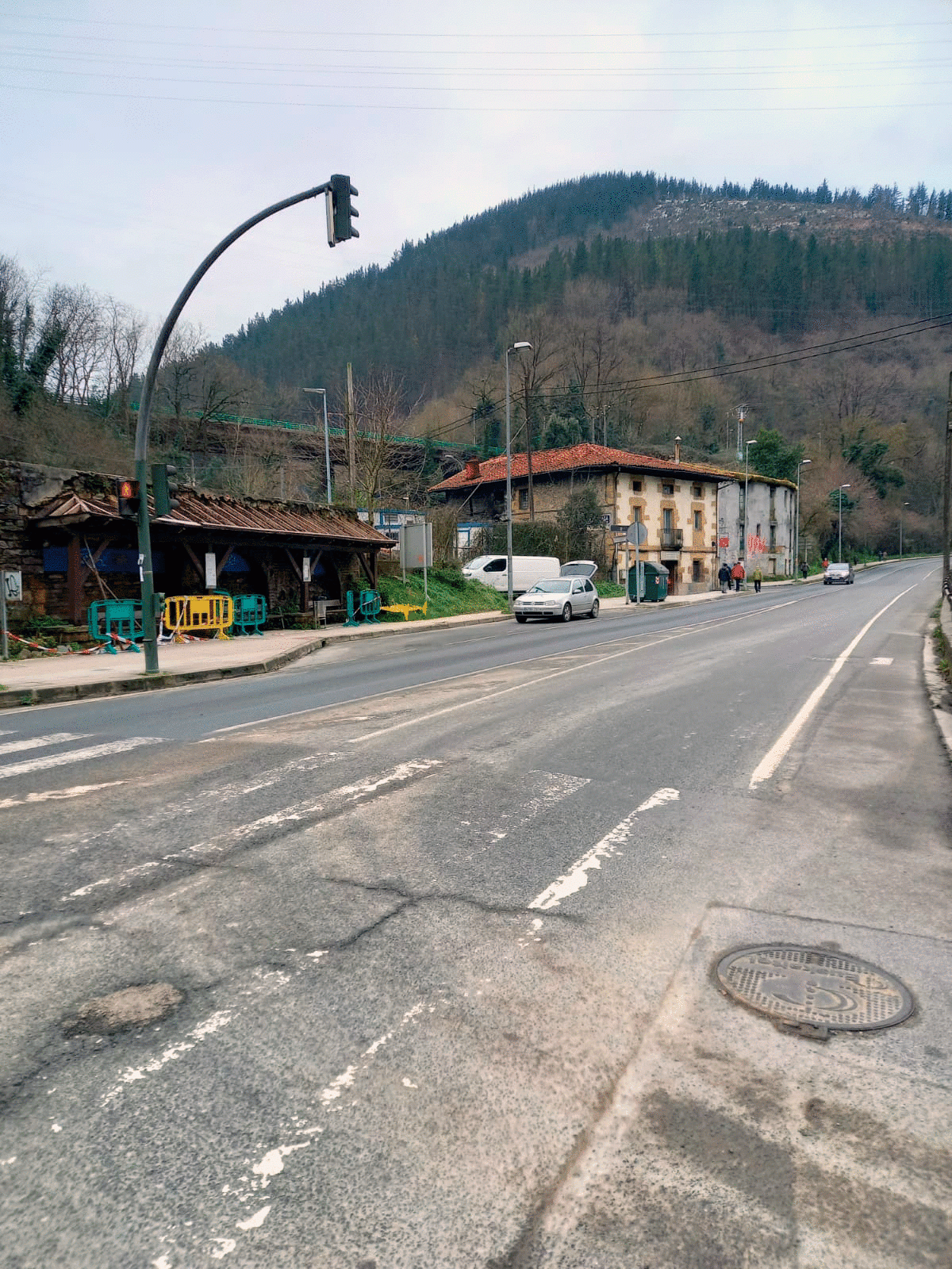 Vista del punto de unión entre Bizkaia y Gipuzkoa