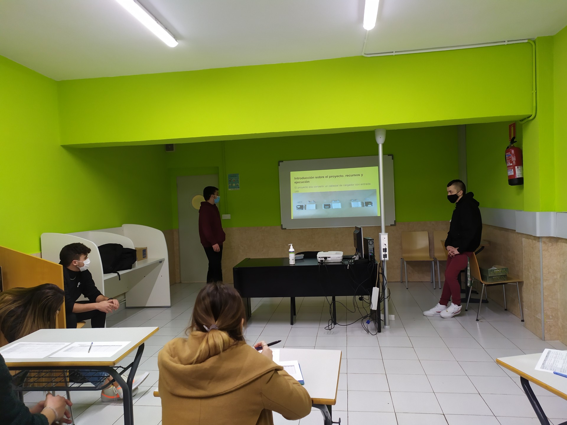 Vista general del aula