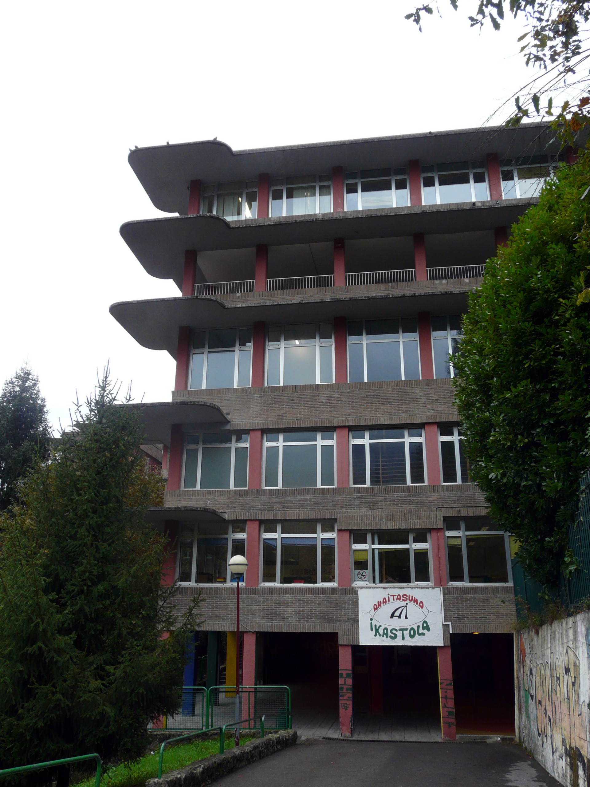 Vista lateral bertical