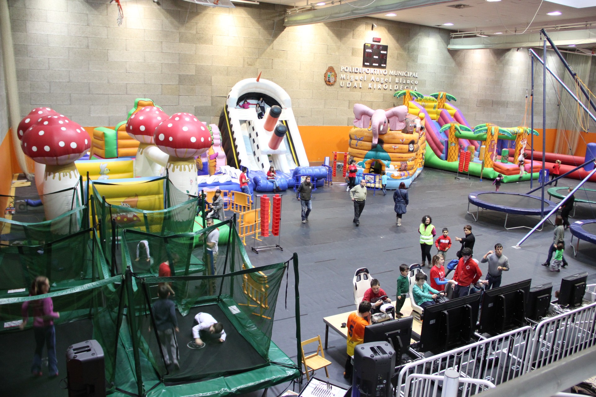 Vista panorámica del Parque Infantil de Navidad