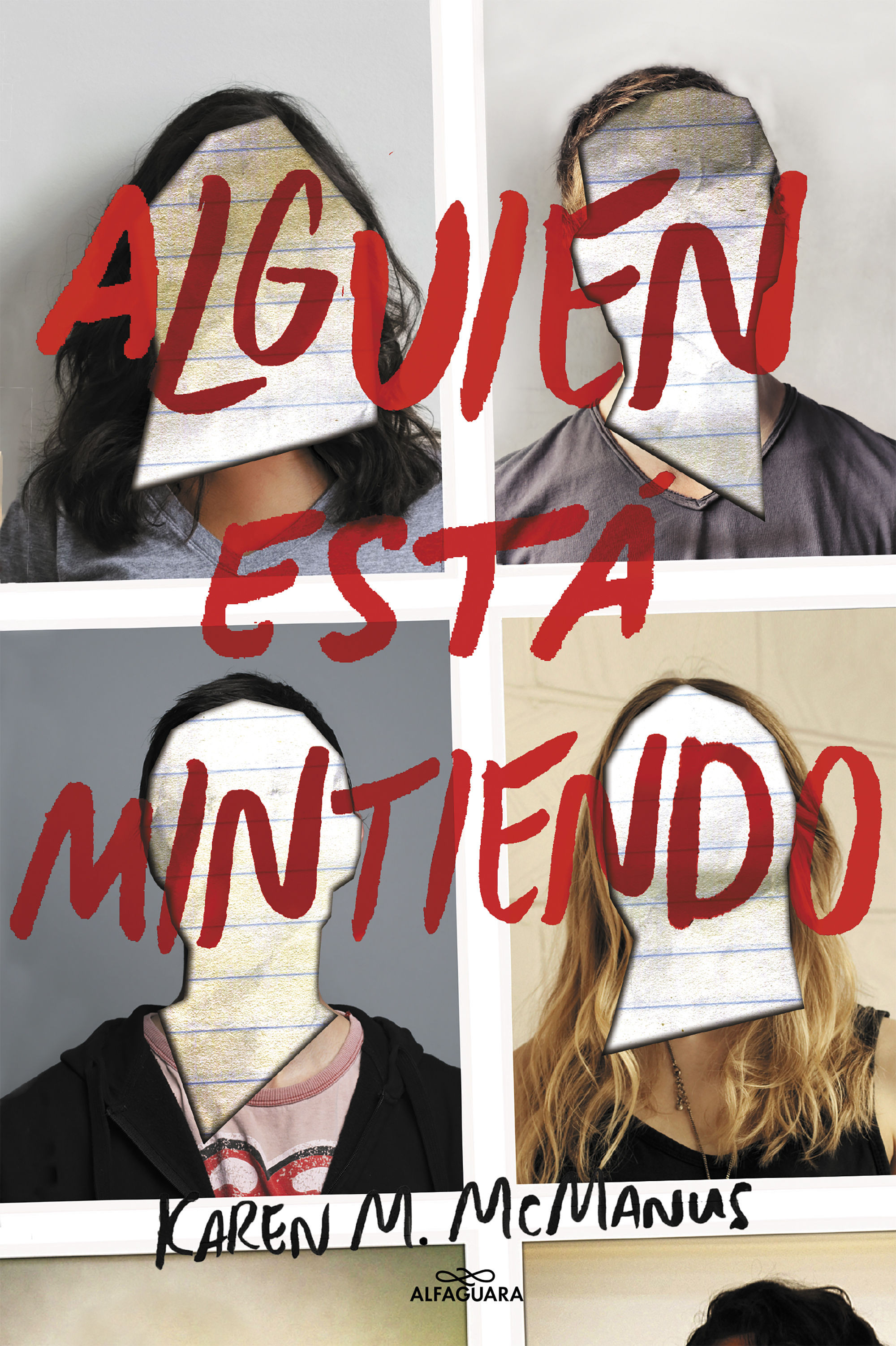Portada del libro juvenil Alguien está mintiendo