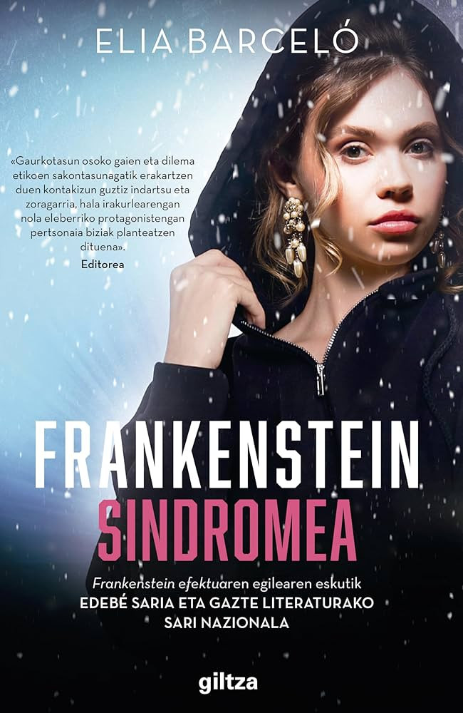 Portada del libro juvenil Frankestein sindromea