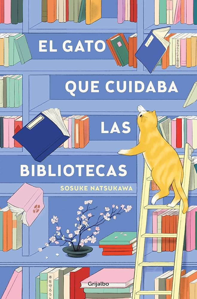 El gato que cuidaba las bibliotecas liburuaren azala