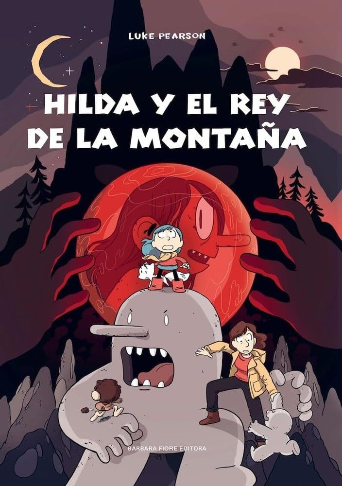 Hilda y el rey de la montaña haur komikiaren azala