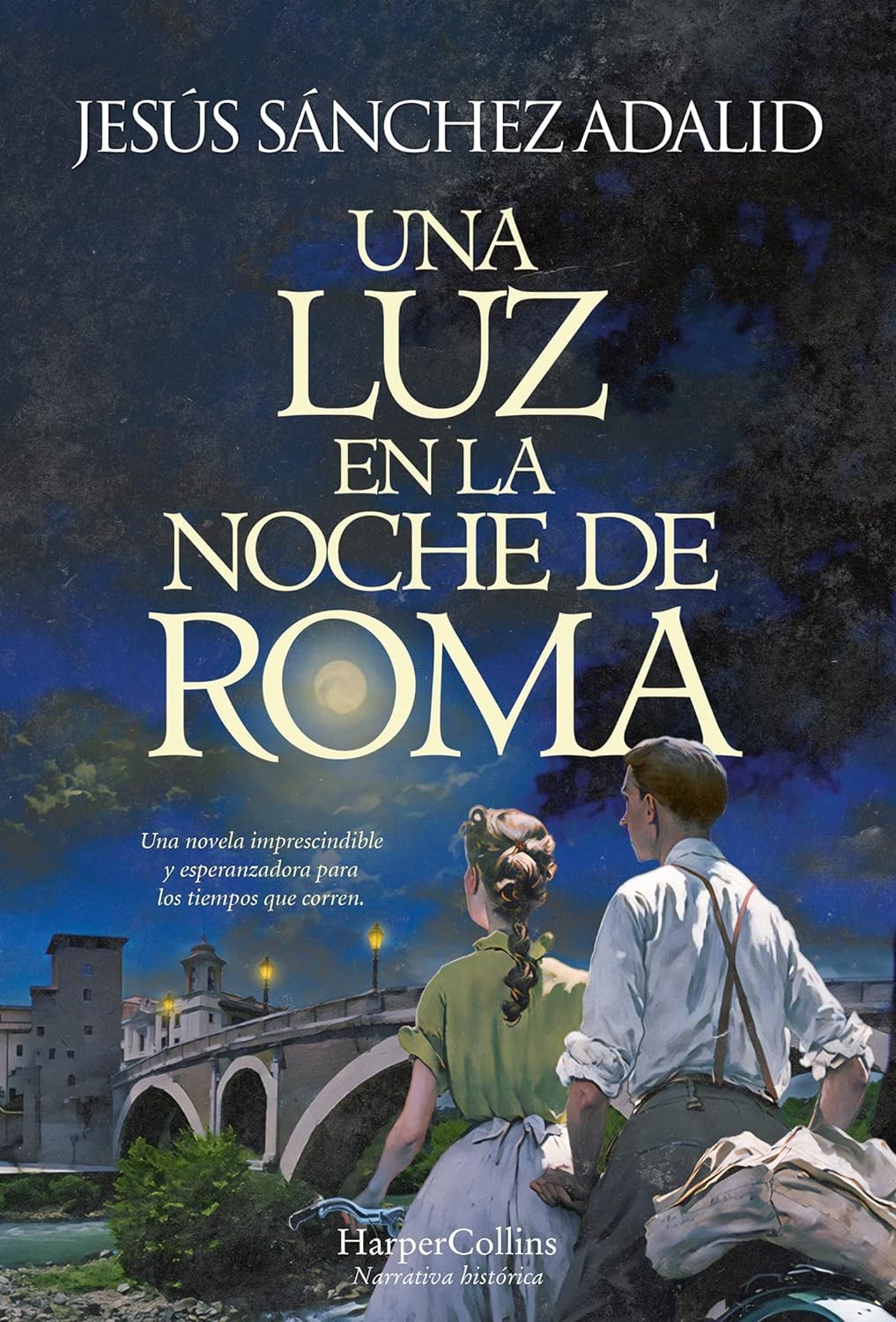 Portada del libro Una luz en la noche de Roma