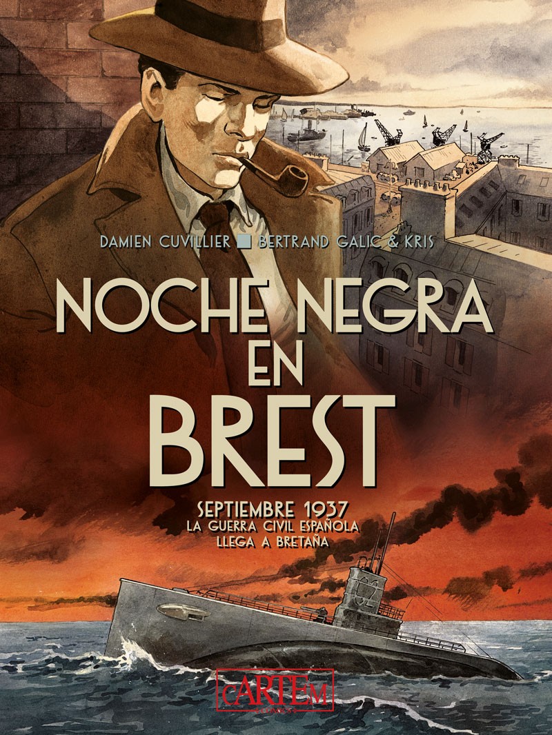 Portada del cómic Noche negra en Brest
