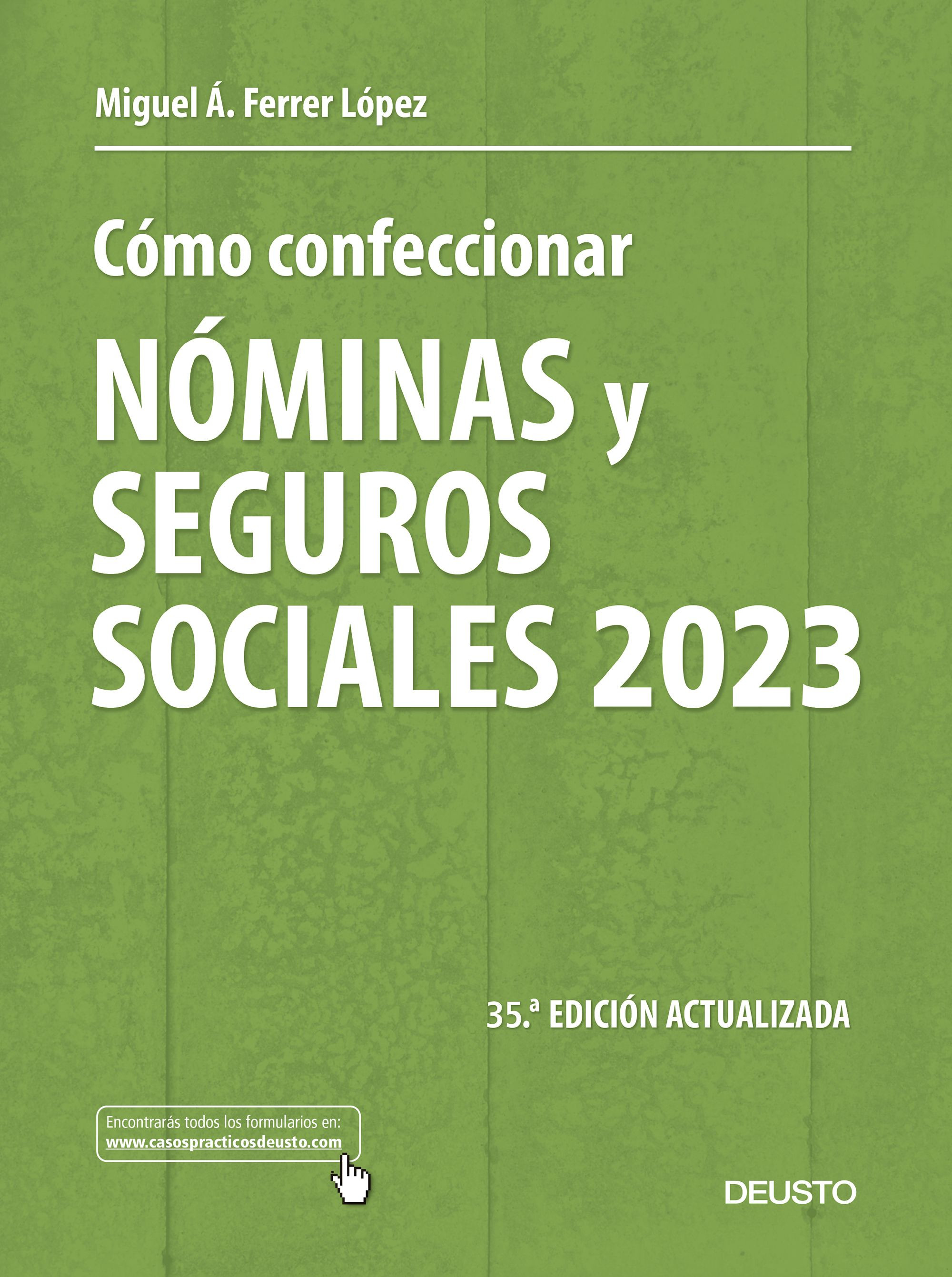 Portada del libro Cómo confeccionar Nóminas y Seguros Sociales 2023