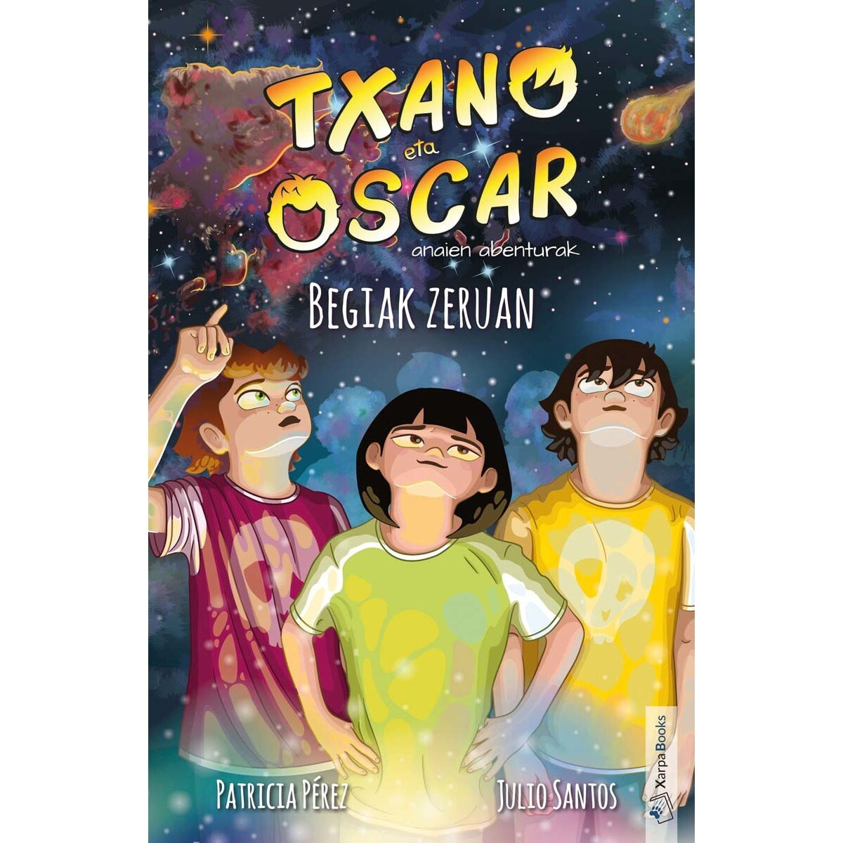Portada del libro Begiak zeruan