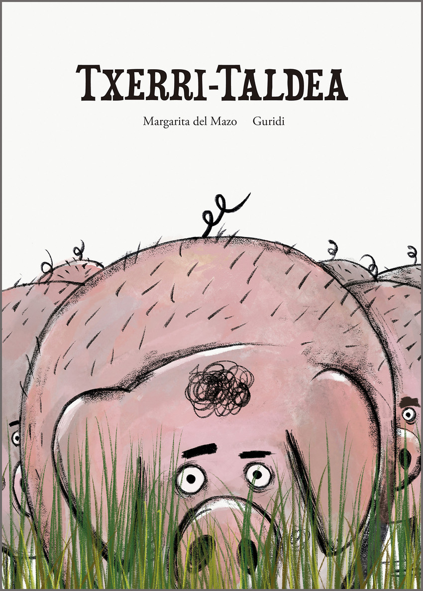 Txerri-taldea haur liburuaren azala