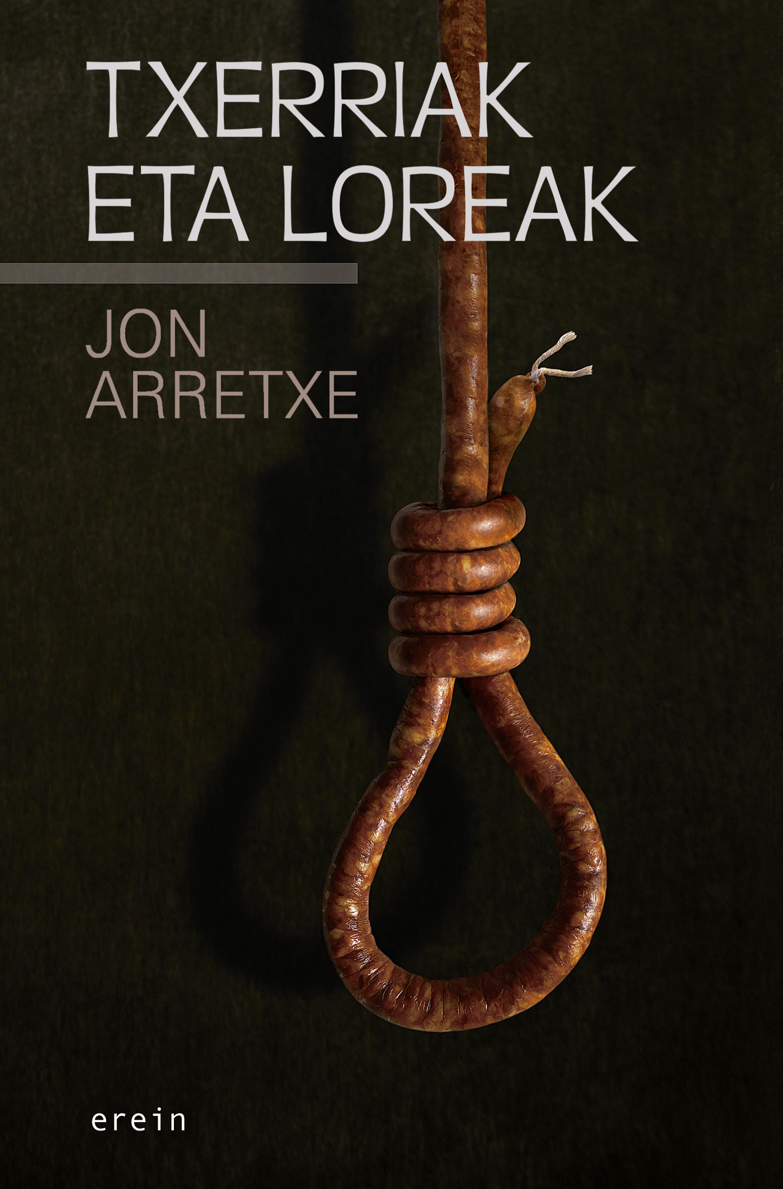 Txerriak eta loreak eleberriaren azala