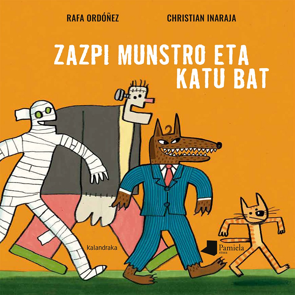 Portada del libro Zazpi munstro eta katu bat